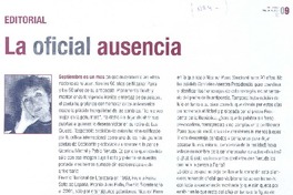 La oficial ausencia