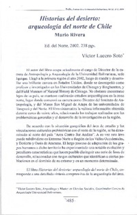 Historias del desierto: arqueología del norte de Chile