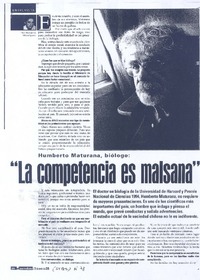"La competencia es malsana"