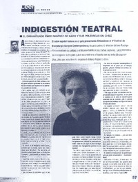 Indigestión teatral