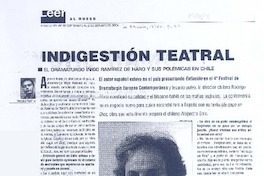 Indigestión teatral