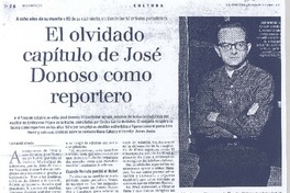 El olvidado capítulo de José Donoso como reportero