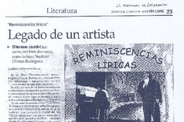Legado de un artista