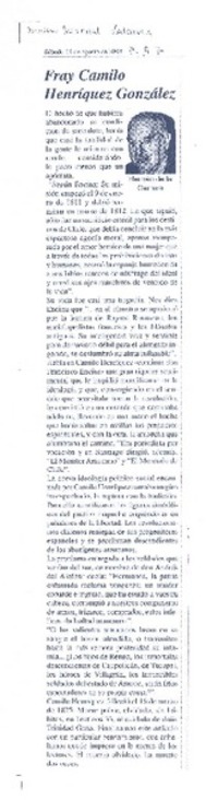 Fray Camilo Henríquez González