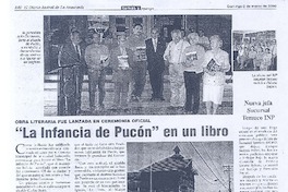 "La infancia de Pucón" en un libro