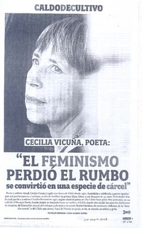 "El feminismo perdió el rumbo se convirtió en una especie de cárcel"