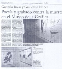 Poesía y grabado contra la muerte en el Museo de la Gráfica