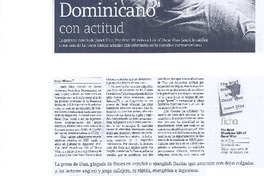 Dominicano con actitud