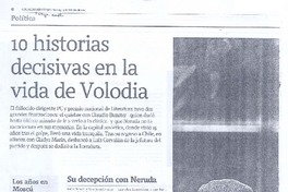 10 historias decisivas en la vida de Volodia