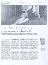 La Tía Carlina y la paleontología del quilombo