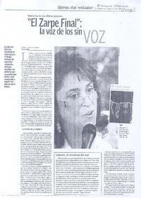 "El zarpe final": la voz de los sin voz