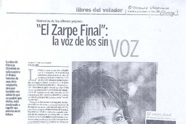 "El zarpe final": la voz de los sin voz