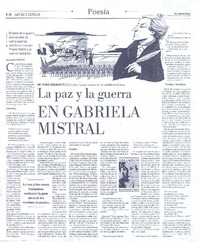 La paz y la guerra en Gabriela Mistral