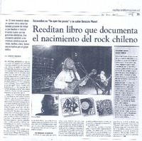 Reeditan libro que documenta el nacimiento del rock chileno