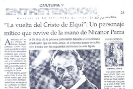 "La vuelta del Cristo de Elqui": Un personaje mitico