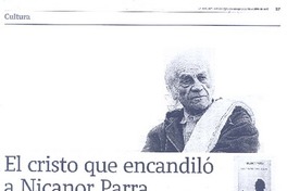 El cristo que encandiló a Nicanor Parra