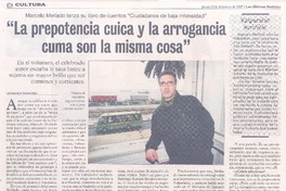 "La prepotencia cuica y la arrogancia cuma son la misma cosa"