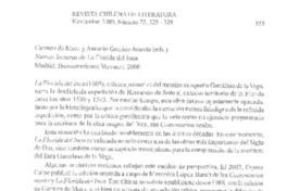 Nuevas lecturas de La Florida del Inca