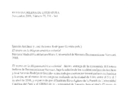 El teatro en Hispanoamérica colonial