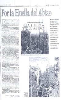 Por la huella del Abtao