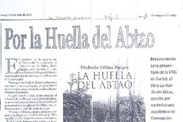Por la huella del Abtao