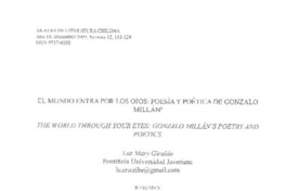 El mundo entra por los ojos