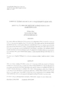 Sobre El último grumete de la Baquedano y algo más