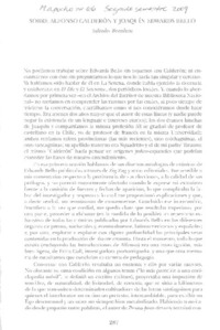 Sobre Alfonso Calderón y Joaquín Edwards Bello