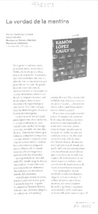 La verdad de la mentira