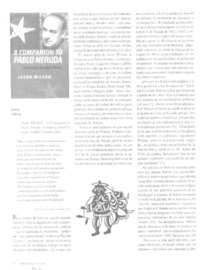 A companion to Pablo Neruda