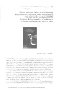 Migración, redes trasnacionales y envejecimiento