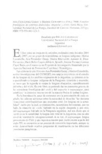 Estudios fonológicos de continua dialectales: mapuche y wichí