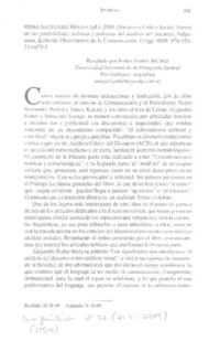 Discurso y crítica social