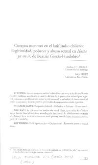 Cuerpos menores en el latifundio chileno