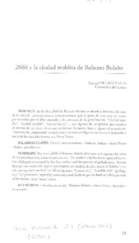 2666 y la ciudad maldita de Roberto Bolaño