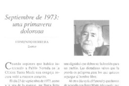Septiembre 1973: una primavera dolorosa