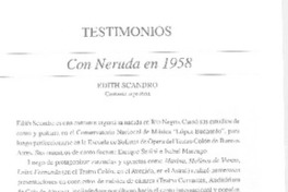 Con Neruda en 1958