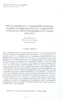 Berne-Copenhague-Madrid-París-Santiago