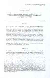 Consul Gabriela Mistral in Portugal