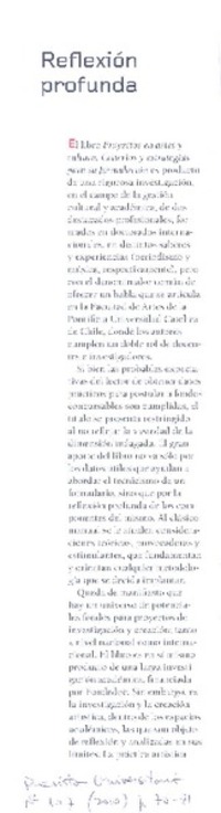 Reflexión profunda