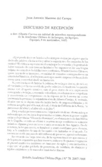 Discurso de recepción