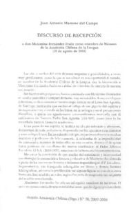 Discurso de recepción