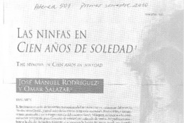 Las ninfas en Cien años de soledad
