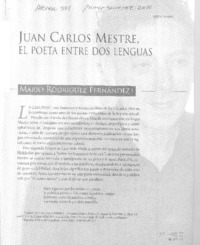 El poeta ente dos lenguas