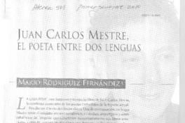 El poeta ente dos lenguas