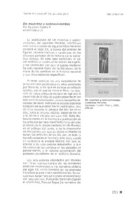 De muertos y sobrevivientes