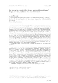 Borges y la predicción de un nuevo historicismo