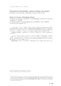 Macedonio Fernández: entre la fuga y el canon