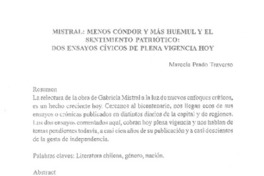 Menos cóndor y más huemul y el sentimiento patriótico