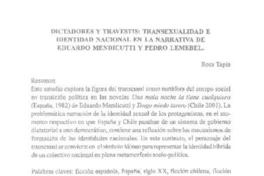 Dictadores y trasvestis